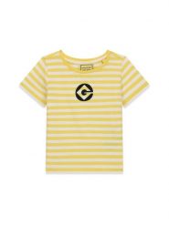 Guess Kids T-Shirt 183584 Żółty Classic Fit. Żółte koszulki dziewczęce Guess Kids, z aplikacjami, bez ramiączek. Za 114.99 zł.