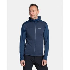 Męska bluza techniczna Kilpi SEVELEN-M. Niebieskie bluzy z kapturem męskie Kilpi, m, z materiału. Za 267.13 zł.