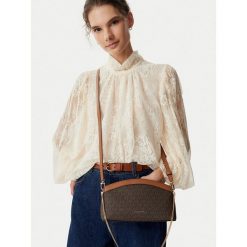 Torebka MICHAEL Michael Kors. Brązowe torebki klasyczne damskie MICHAEL Michael Kors, bez wzorów, bez dodatków. Za 879.99 zł.