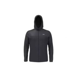 Kurtka wodoodporna Under Armour Velociti Pro Storm. Czarne kurtki treningowe męskie Under Armour, l, bez wzorów, z materiału, do biegania. Za 449.20 zł.