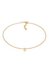 Elli Damski wisiorek bransoletka na kostkę solitaire z kamieniem księżycowym w srebrze próby 925 Sterling Silver Bransoletki na nogę 1 ct. Szare bransoletki damskie Elli, srebrne. Za 143.99 zł.