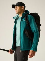 Regatta Kurtka softshellowa "Arana" w kolorze turkusowym rozmiar: S. Niebieskie kurtki outdoor męskie Regatta, m, bez wzorów, bez kaptura. Za 163.64 zł.