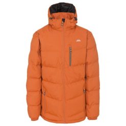 Kurtka Męska Ocieplana. Brązowe kurtki męskie Trespass, m, bez wzorów, z puchu, sportowe, bez kaptura. Za 272.99 zł.