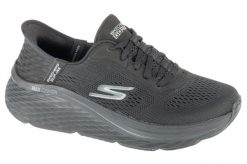 Buty sportowe damskie, Slip-Ins: Max Cushioning Elite 2.0 - Vanish. Czarne buty sportowe na co dzień damskie Skechers, bez wzorów, z materiału, trekkingowe. Za 469.99 zł.