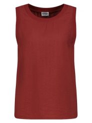 Sublevel Top w kolorze bordowym rozmiar: XL. Czerwone topy damskie Sublevel, xl, bez wzorów, bez kołnierzyka. Za 65.69 zł.