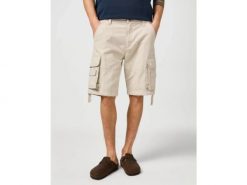 MESKIE SPODENKI WRANGLER CJ CARGO SHORTS PELICAN 112362551. Szorty męskie Wrangler, bez kołnierzyka. Za 169.99 zł.
