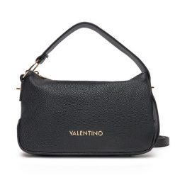 Torebka Valentino. Czarne torebki klasyczne damskie Valentino, bez wzorów, bez dodatków. Za 369.99 zł.