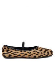 Tory Burch Baleriny Runway Ballet 165476 Brązowy. Brązowe baleriny damskie Tory Burch, bez wzorów, ze skóry, bez obcasa. Za 1,119.00 zł.