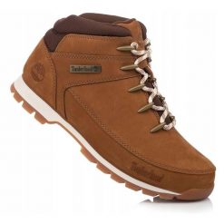 Męskie buty sportowe na codzień TIMBERLAND EURO SPRINT MID. Brązowe buty sportowe na co dzień męskie Timberland, na zimę, bez zapięcia, do biegania. Za 499.00 zł.