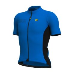 Koszulka rowerowa męska Alé Cycling Solid Color Block. Niebieskie t-shirty sportowe męskie ALÉ CYCLING, m, bez ramiączek, rowerowe. W wyprzedaży za 283.10 zł.