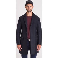 GRANATOWY PŁASZCZ JOOP! COLLECTION. Niebieskie płaszcze męskie Joop! Collection, m, bez wzorów. Za 899.50 zł.
