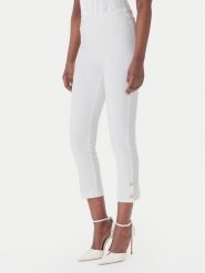 Rinascimento Spodnie materiałowe CFC0128641003 Biały Slim Fit. Białe spodnie materiałowe damskie RINASCIMENTO, bez wzorów, z materiału. Za 449.99 zł.