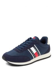 Tommy Hilfiger buty sportowe Mężczyźni Sztuczne włókno niebieski, 43. Niebieskie buty sportowe na co dzień męskie Tommy Hilfiger, z materiału, bez zapięcia. Za 329.95 zł.