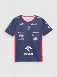 4F Koszulka meczowa replika wyjazdowa z sezonu 2024/2025 dziecięca 4F x Zaksa Kędzierzyn-Koźle - multikolor 146/152 (10-12 lat). Koszulki dziewczęce 4f, m, bez wzorów, z dzianiny, bez ramiączek. Za 189.99 zł.