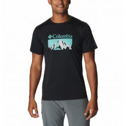 Koszulka Męska Columbia Zero Rules Short Sleeve Graphic T-Shirt. Czarne t-shirty męskie Columbia, m, bez wzorów, bez kołnierzyka. W wyprzedaży za 152.00 zł.