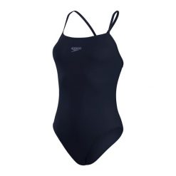 Damski jednoczęściowy kostium kąpielowy Speedo Eco+ Thinstr. Niebieskie stroje jednoczęściowe damskie Speedo, bez wzorów. Za 722.77 zł.