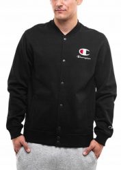 Bluza męska Champion Bomber Sweatshirt. Czarne bluzy bez kaptura męskie CHAMPION, m, z bawełny. Za 255.99 zł.