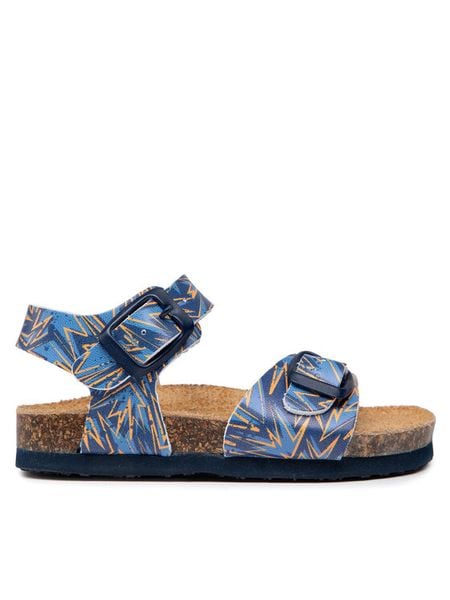 Primigi Sandały 1929033 M Granatowy. Niebieskie sandały chłopięce Primigi, ze skóry, bez zapięcia. Za 159.99 zł.