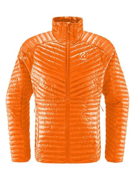 Haglöfs Kurtka pikowana "Lim Mimic" w kolorze pomarańczowym rozmiar: L. Pomarańczowe kurtki męskie Haglöfs, l, bez wzorów, z materiału, bez kaptura. Za 596.95 zł.