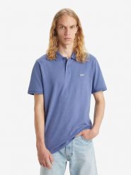 Levi´s Koszulka polo w kolorze niebieskim rozmiar: XL. Niebieskie koszulki polo męskie s, bez wzorów, z bawełny, bez ramiączek. Za 136.13 zł.