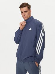 Adidas Bluza Future Icons 3-Stripes IR9237 Niebieski Loose Fit. Niebieskie bluzy bez kaptura męskie Adidas, m, z syntetyku. Za 239.99 zł.