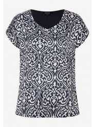More & More Koszulka w kolorze granatowo-białym rozmiar: 34. Białe t-shirty damskie MORE & MORE, s, bez wzorów, z wiskozy, bez kołnierzyka. Za 57.06 zł.