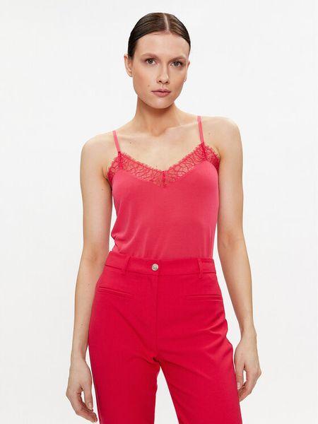 Morgan Top 221-BETTY Czerwony Regular Fit. Czerwone topy damskie Morgan, xs, bez wzorów, z syntetyku, bez ramiączek. Za 79.99 zł.