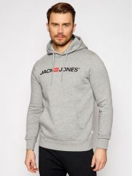 Jack & Jones Bluza Corp Old Logo 12137054 Szary Regular Fit. Szare bluzy bez kaptura męskie Jack & Jones, m, z bawełny. Za 119.99 zł.
