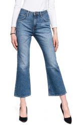DAMSKIE SPODNIE JEANSOWE LEE CROPPED BOOT L30NRDQF 112106537. Spodnie materiałowe damskie Lee, bez wzorów, z jeansu. Za 199.99 zł.
