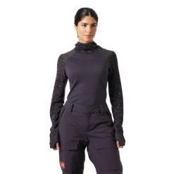 Damska kurtka z kapturem Helly Hansen Lifa Midw. Czarne kurtki damskie Helly Hansen, bez wzorów, z kapturem. Za 589.00 zł.