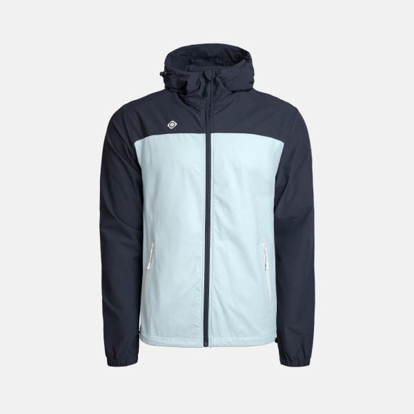 Kurtka TURIN Lightweight – regulowany kaptur, kieszenie zapinane na zamek i pas. Niebieskie kurtki męskie IZAS, m, bez wzorów, z kapturem. Za 486.91 zł.