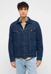 Męska Kurtka Jeansowa Mustang Style Dallas Jacket Denim Blue 1017474 5000 900. Niebieskie kurtki męskie Mustang, na zimę, m, bez wzorów, z denimu, bez kaptura. Za 199.99 zł.