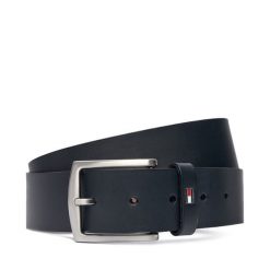 Pasek Tommy Hilfiger. Czarne paski męskie Tommy Hilfiger, bez wzorów. Za 167.99 zł.
