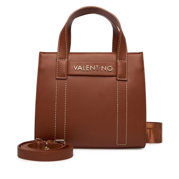 Torebka Valentino. Brązowe torebki klasyczne damskie Valentino, bez wzorów, bez dodatków. Za 384.99 zł.
