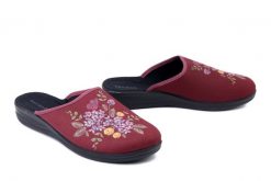 BEFADO 551D 011 bordowy, kapcie damskie. Czerwone kapcie damskie Befado. Za 64.99 zł.