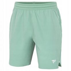 Męskie spodenki tenisowe Tecnifibre Team Stretch Short. Zielone szorty męskie TECNIFIBRE, bez wzorów, sportowe. Za 199.99 zł.