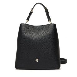 Torebka Aigner. Czarne torebki klasyczne damskie Aigner, bez wzorów, bez dodatków. Za 2,209.00 zł.
