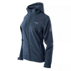 Kurtka softshell damska Elbrus Melba II Wo's. Niebieskie kurtki damskie ELBRUS, s, bez wzorów, z softshellu, bez kaptura. Za 343.16 zł.