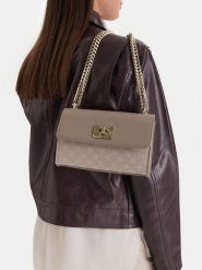 Nine West Torebka CEO-Nyxa-KY219 Szary. Szare torebki klasyczne damskie Nine West, bez wzorów, z materiału, bez dodatków. Za 179.99 zł.