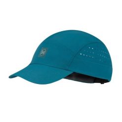 Czapka do biegania Buff Speed Cap. Niebieskie czapki męskie Buff, bez wzorów, sportowe. Za 137.49 zł.