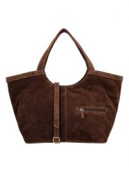 Charm Skórzany shopper bag "Sevilla" w kolorze brązowym - 55 x 32,5 x 18 cm rozmiar: onesize. Brązowe shopper bag damskie Charm, bez wzorów, z materiału, na ramię, bez dodatków. Za 237.16 zł.