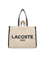 Lacoste Torebka NU5117HX Écru. Torebki klasyczne damskie Lacoste, bez wzorów, z materiału, bez dodatków. Za 779.99 zł.