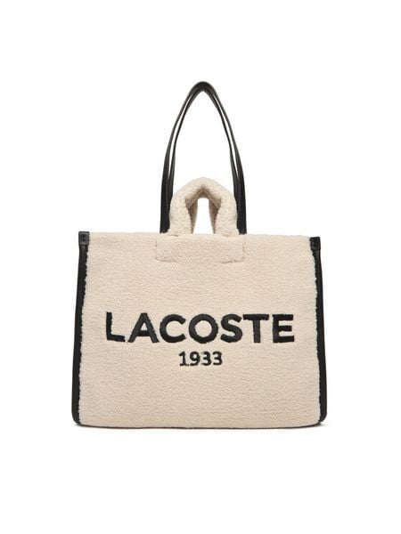 Lacoste Torebka NU5117HX Écru. Torebki klasyczne damskie Lacoste, bez wzorów, z materiału, bez dodatków. Za 779.99 zł.