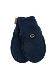 Mikk-line Wełniane rękawiczki w kolorze granatowym rozmiar: 62/68. Niebieskie rękawiczki dziecięce Mikk-line, prążkowane, bez ramiączek. Za 83.03 zł.