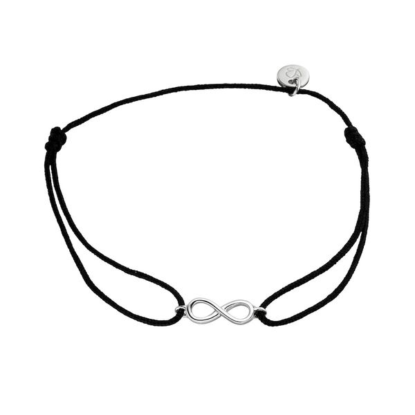 Glanzstücke München Srebrna bransoleta Infinity srebro wysokiej próby srebrny Bransoletki 1 ct Damski. Szare bransoletki damskie Glanzstücke München, srebrne. Za 119.99 zł.