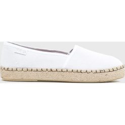 Big Star - Espadryle. Białe espadryle damskie Big Star, bez wzorów, z gumy, bez obcasa. W wyprzedaży za 39.90 zł.
