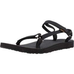 Sandały TEVA W ORIGINAL UNIVERSAL SLIM Czarny. Czarne obuwie trekkingowe damskie Teva, bez wzorów, z tkaniny, bez obcasa. Za 188.90 zł.