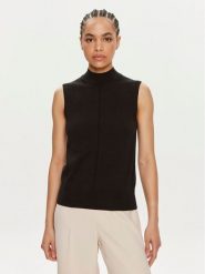 Calvin Klein Golf K20K207568 Czarny Slim Fit. Czarne golfy damskie CALVIN KLEIN, m, bez wzorów, z bawełny, bez ramiączek. Za 259.99 zł.