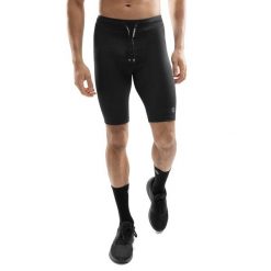 Męskie treningowe legginsy kolarki Fitness Siroko Press. Czarne spodnie sportowe męskie SIROKO, z materiału. Za 127.00 zł.