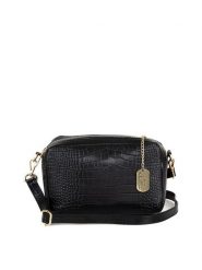 Anna Morellini Skórzana torebka "Donatella" w kolorze czarnym - 25 x 16 x 9 cm rozmiar: onesize. Czarne torebki klasyczne damskie Anna Morellini, bez wzorów, z materiału, bez dodatków. Za 318.37 zł.